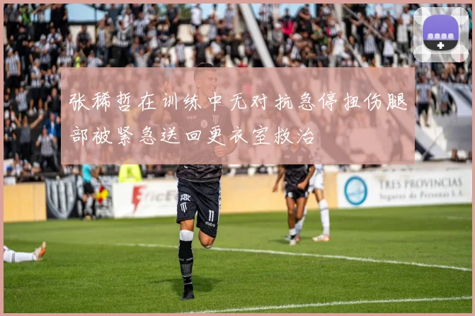 张稀哲在训练中无对抗急停扭伤腿部被紧急送回更衣室救治